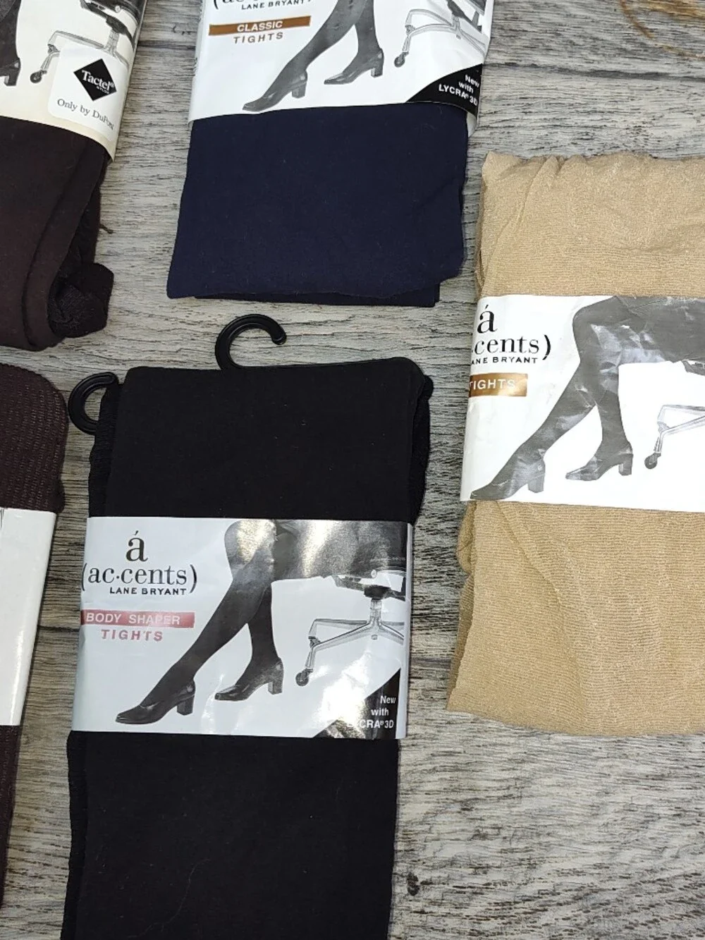 Lane Bryant tights 7 Pairs , Various Colors, New